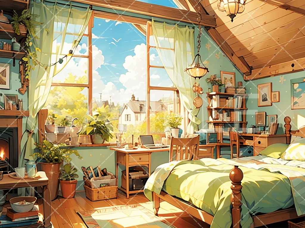 【背景素材】室内・屋内3種（ファンタジー系）［180］
