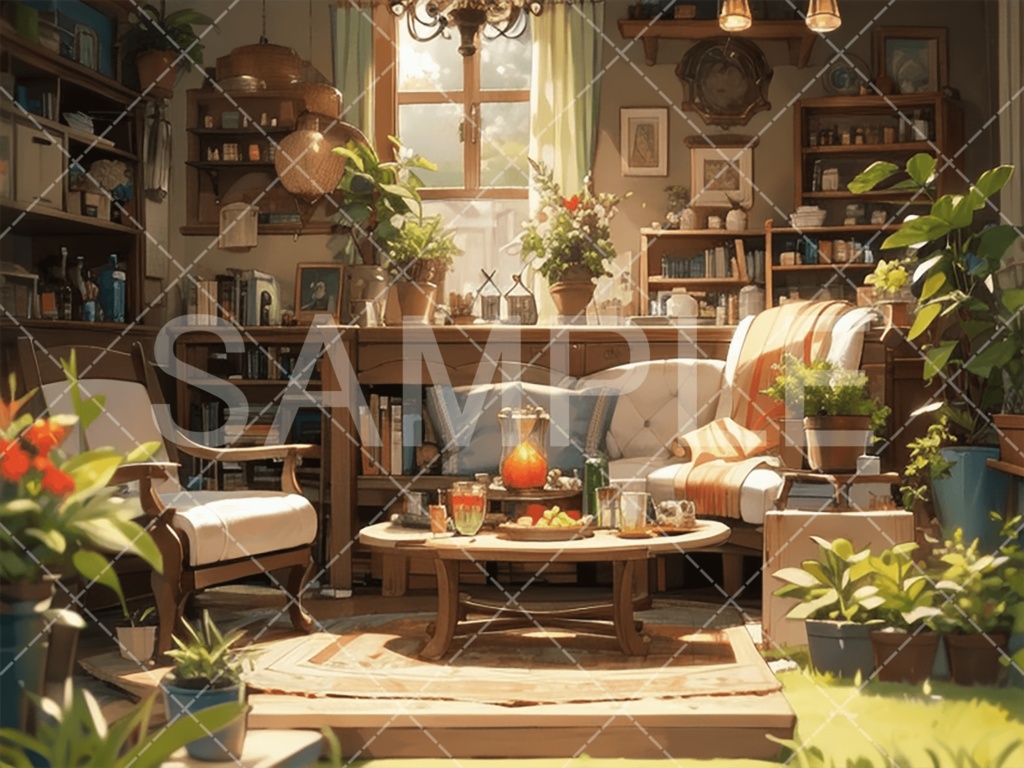 【背景素材】室内・屋内3種（ファンタジー系）［182］