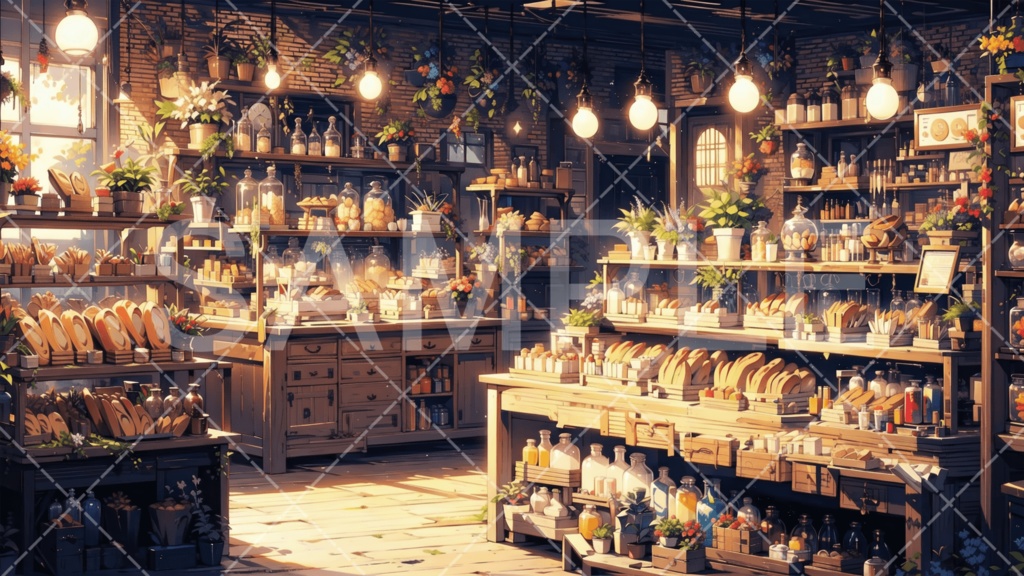 【背景素材】店3種［160］