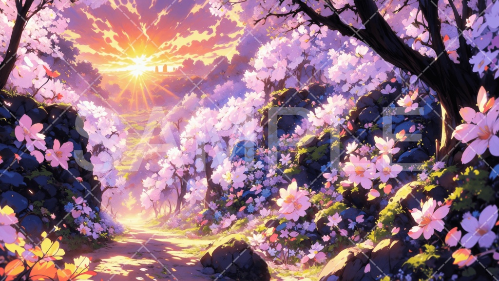 【背景素材】森3種（ファンタジー系）［101］