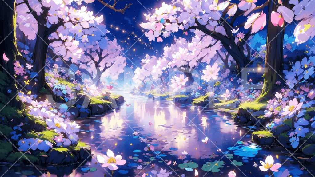 【背景素材】湖・水辺3種［091］