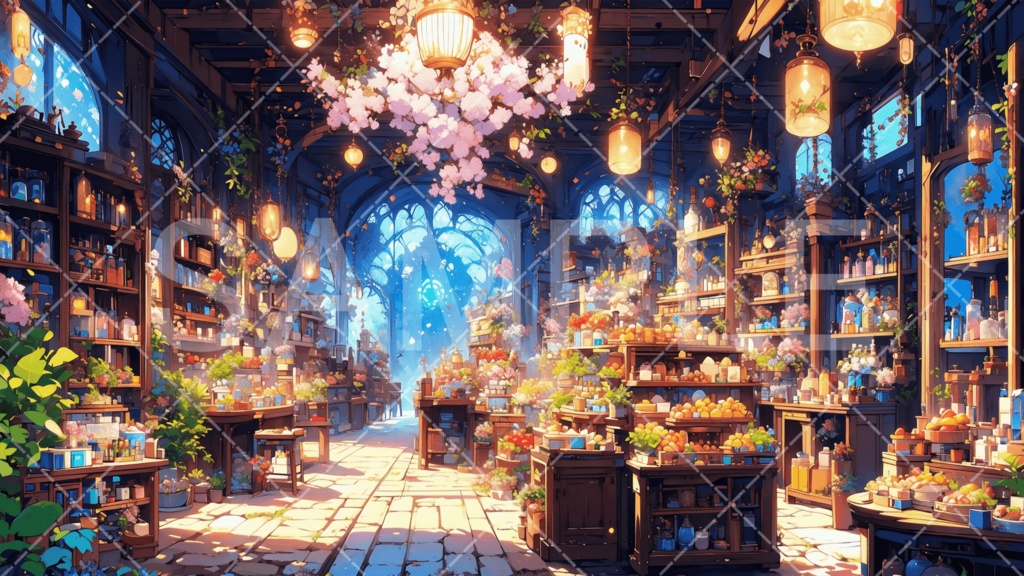 【背景素材】店3種［163］