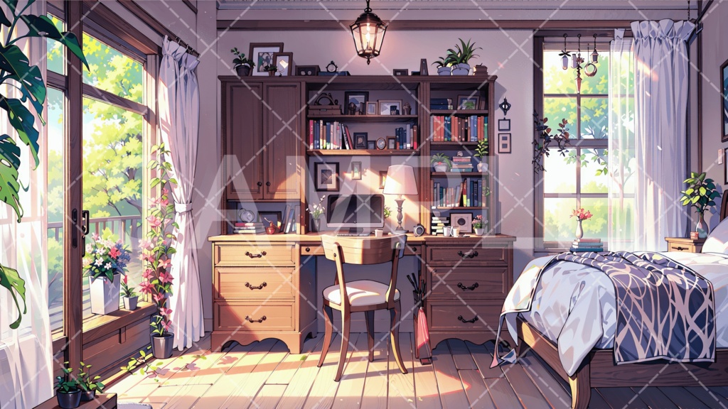 【背景素材】室内・屋内3種（ファンタジー系）［200］