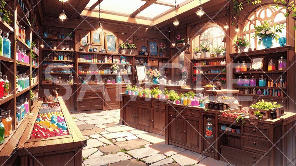 【背景素材】店3種［170］