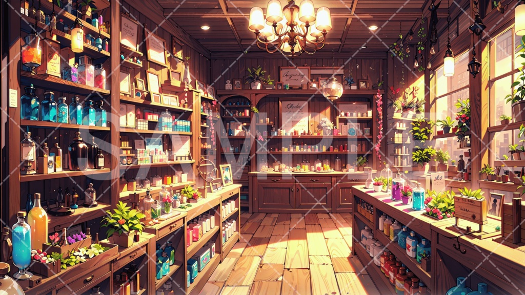 【背景素材】店3種［176］