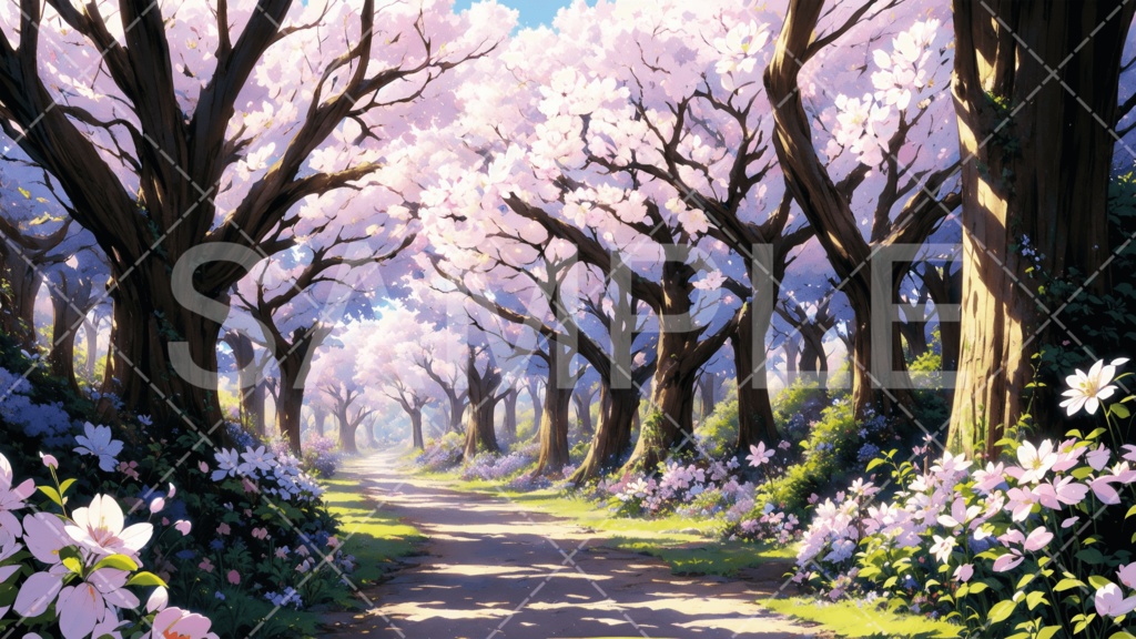 【背景素材】小道・小路3種［027］