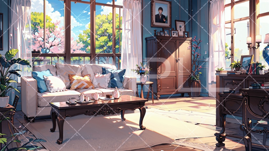 【背景素材】室内・屋内3種（ファンタジー系）［213］