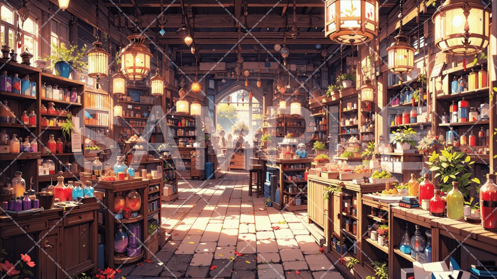 【背景素材】店3種［184］