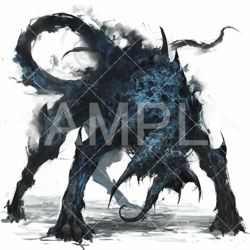 【画像素材】クトゥルフ神話（神話生物：ティンダロスの猟犬）［001］