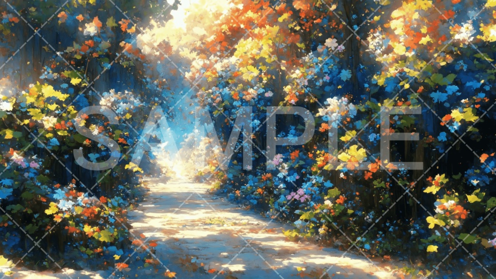 【背景素材】森3種（ファンタジー系）［106］