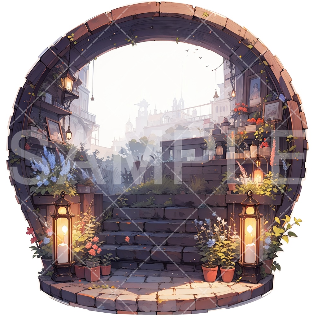 【イラスト素材】ヴィネット風[003] - スタジオ テラ - BOOTH