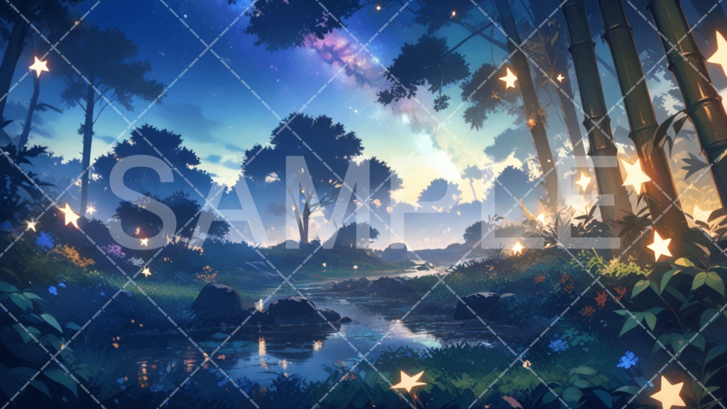 【背景素材】七夕3種［002］