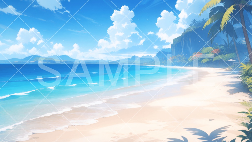 【背景素材】海・海辺3種［054］