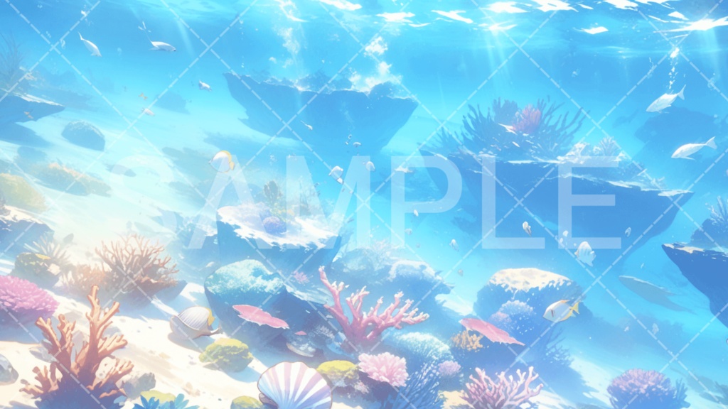 【背景素材】海・海辺3種［058］
