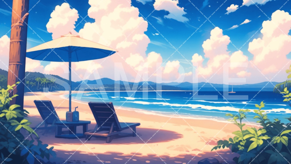 【背景素材】海・海辺3種［064］