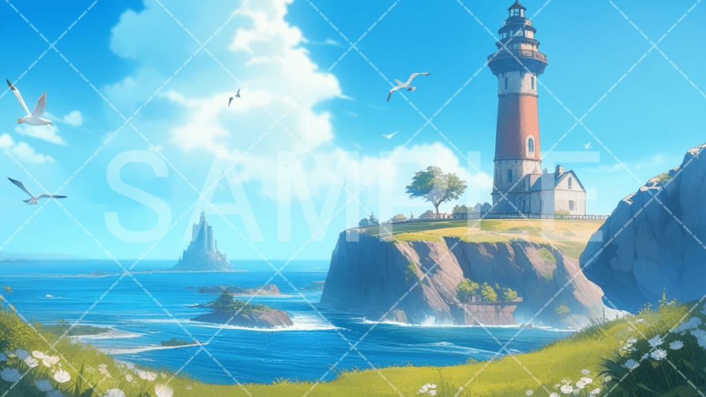 【背景素材】海・海辺3種［065］