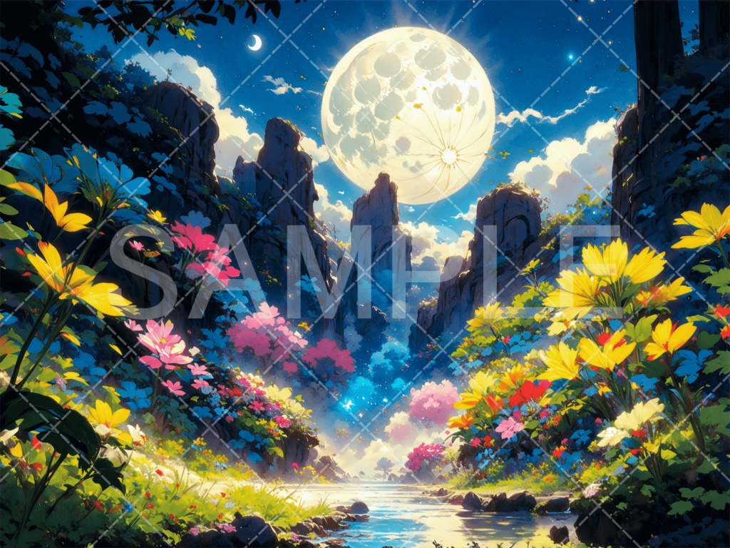 【総集編】夜景・月（10セット分：30枚）［002］