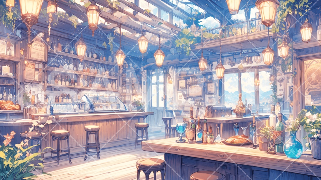 【背景素材】店3種［198］