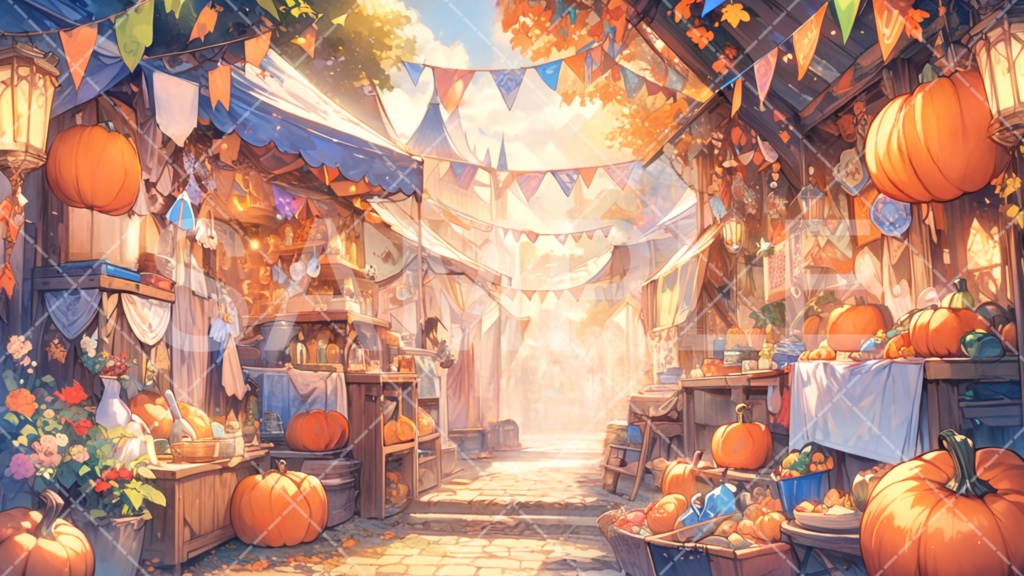 【背景素材】ハロウィン3種［040］