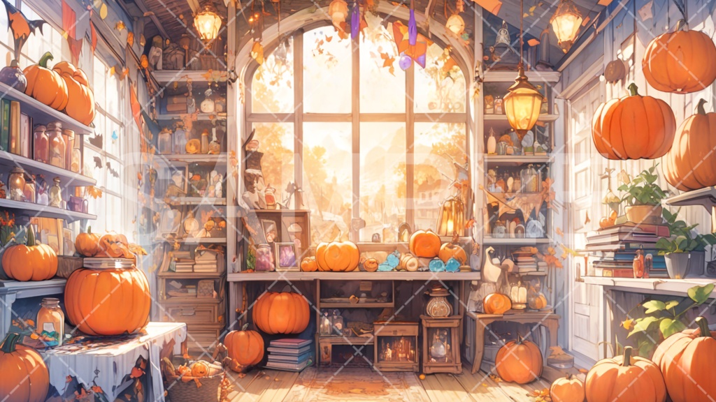 【背景素材】ハロウィン3種［044］