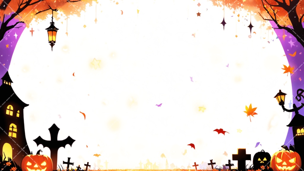 【背景素材】ハロウィン3種［061］