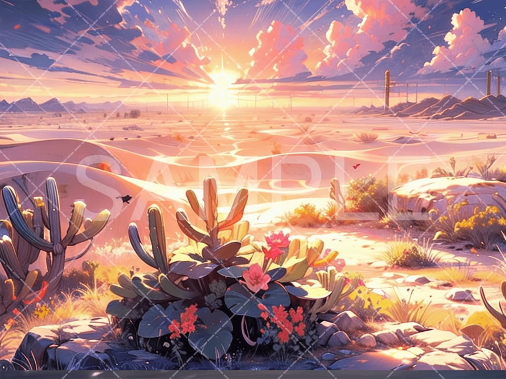 【総集編】砂漠・荒野（10セット分：30枚）［003］