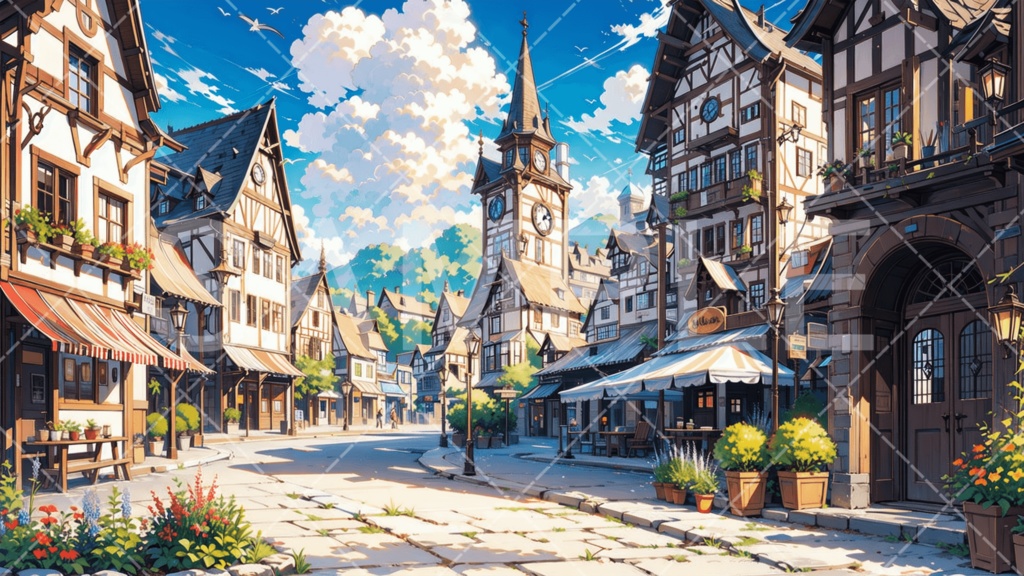 【総集編】街・町・村（10セット分：30枚）［021］