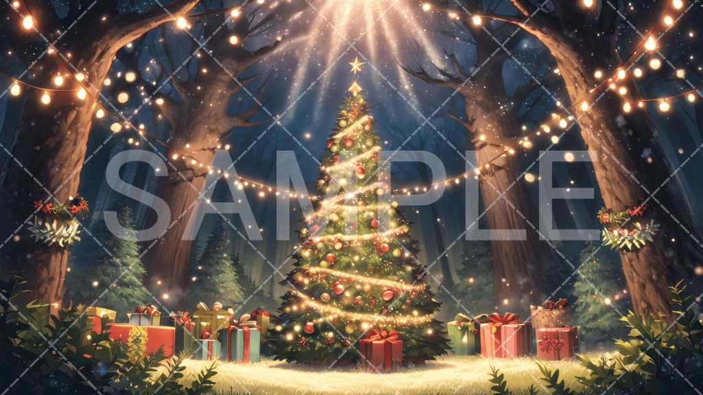 【背景素材】クリスマス3種［043］