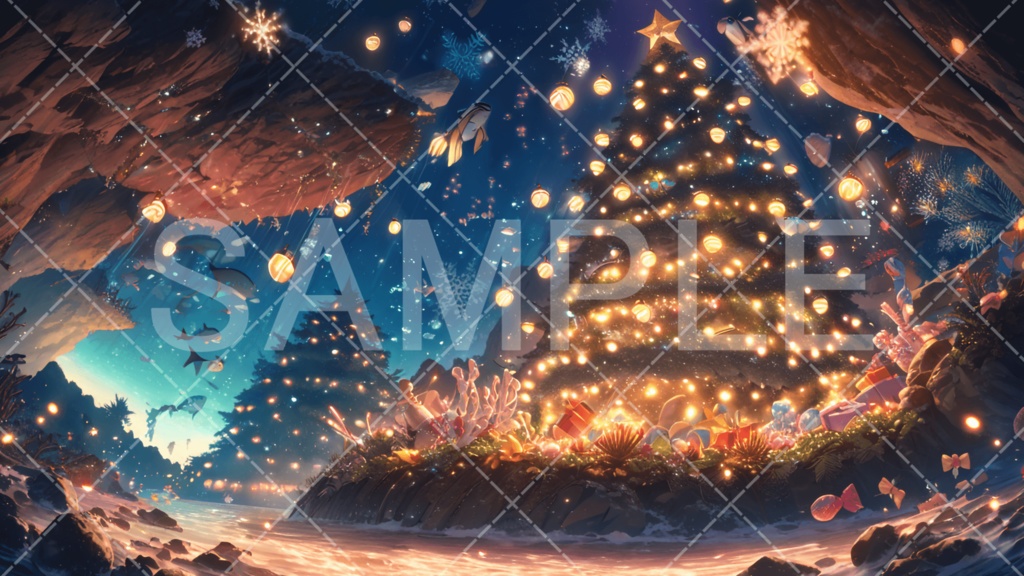 【背景素材】クリスマス3種［046］
