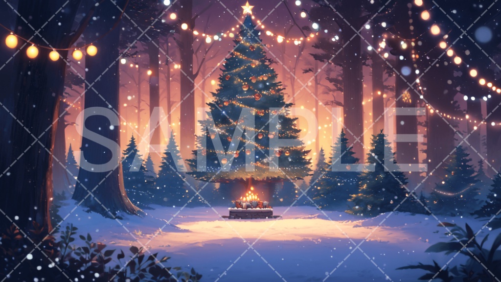 【背景素材】クリスマス3種［048］