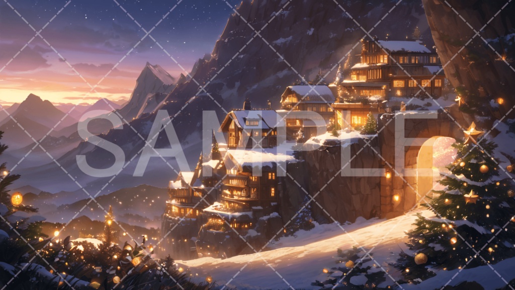 【背景素材】クリスマス3種［051］