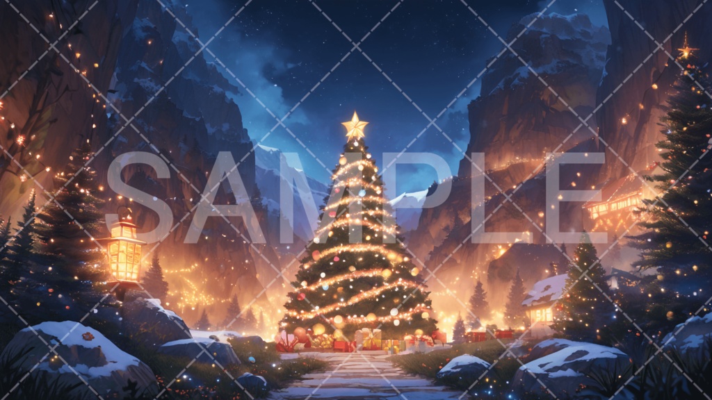 【背景素材】クリスマス3種［052］