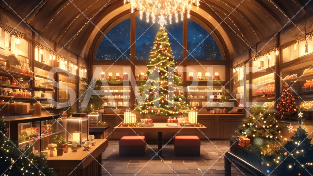 【背景素材】クリスマス3種［055］
