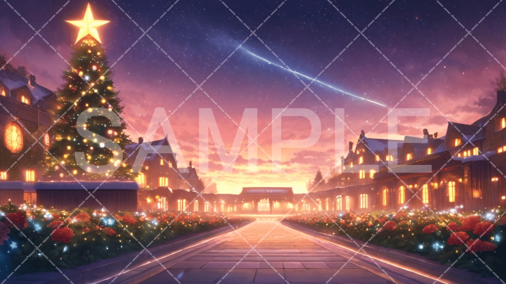 【背景素材】クリスマス3種［059］