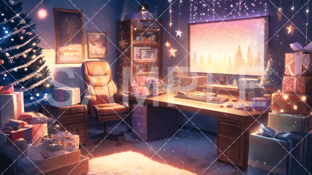 【背景素材】クリスマス3種［062］
