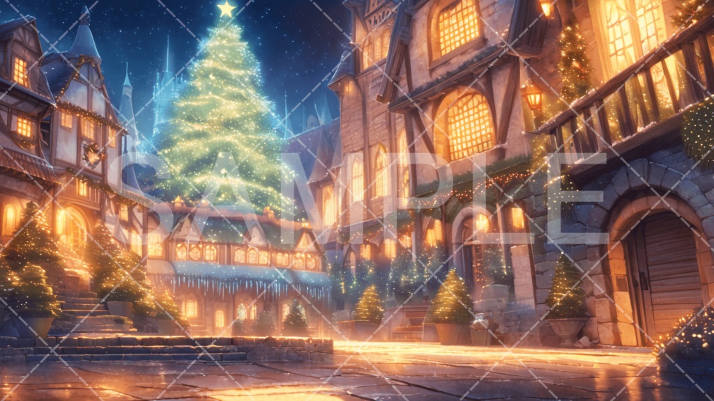 【背景素材】クリスマス3種［064］