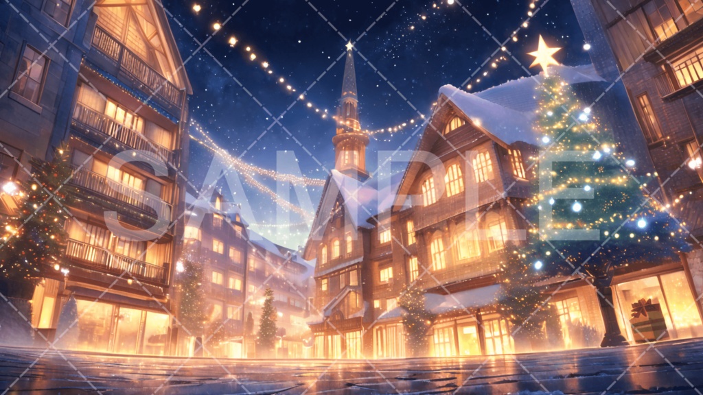 【背景素材】クリスマス3種［065］