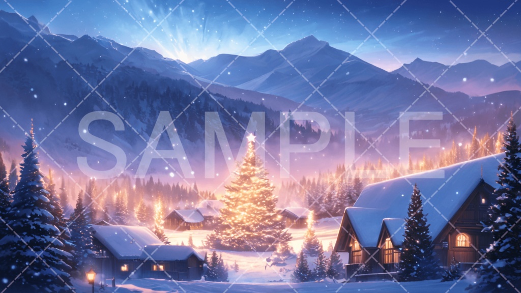 【背景素材】クリスマス3種［066］