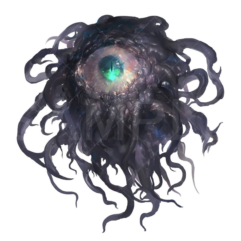 【画像素材】クトゥルフ神話（神話生物：シアエガ）［032］