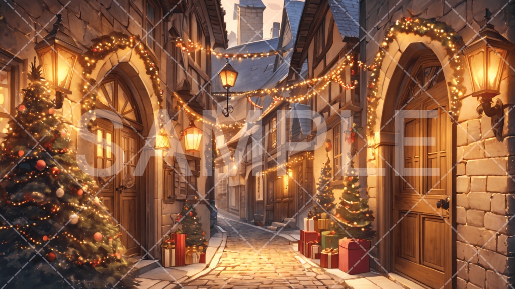 【背景素材】クリスマス3種［072］