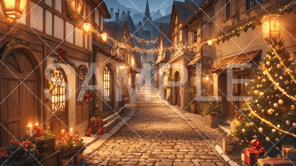 【背景素材】クリスマス3種［074］