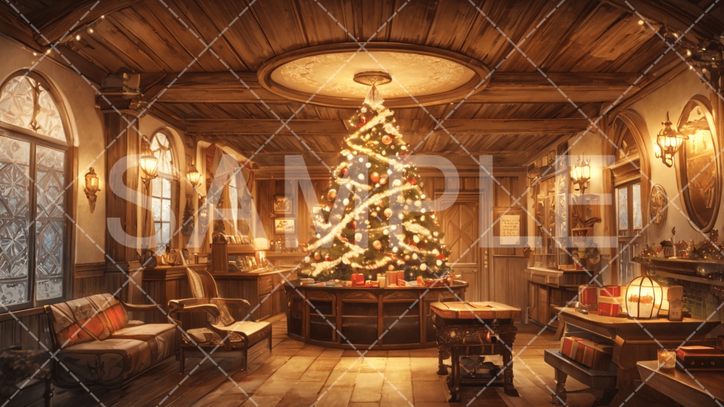 【背景素材】クリスマス3種［078］