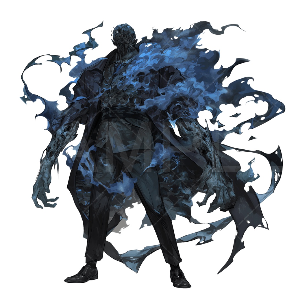 【画像素材】クトゥルフ神話（神話生物：ティンダロスの混血種）［037］