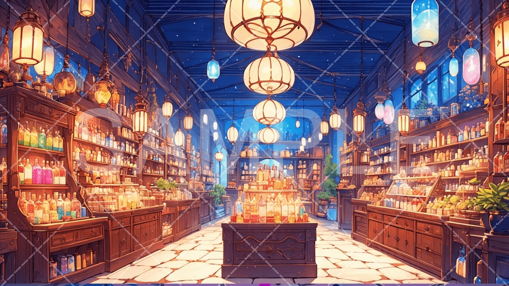 【背景素材】店3種［215］