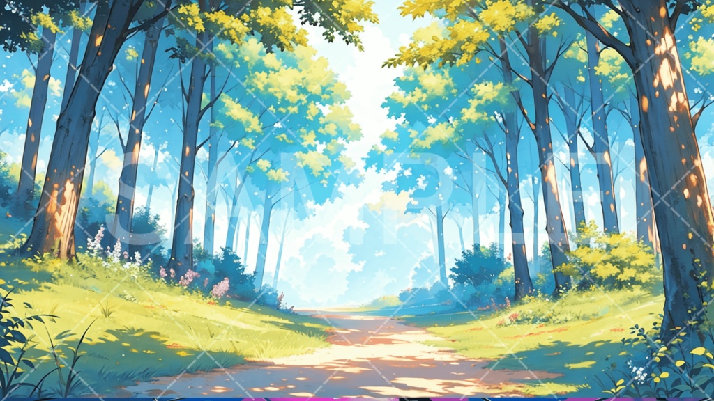 【背景素材】森3種［127］