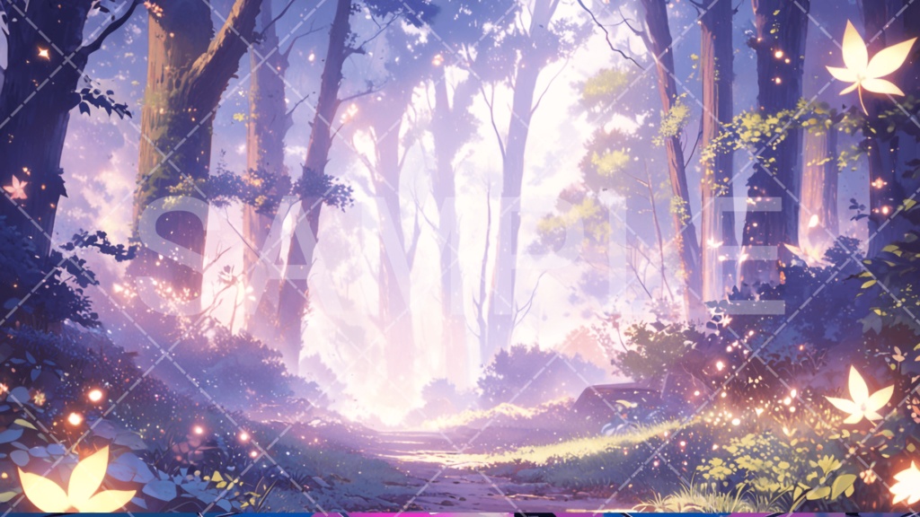 【背景素材】森3種［128］