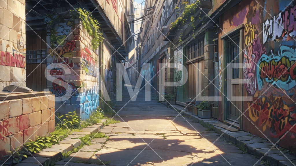 【背景素材】小道・小路3種［031］