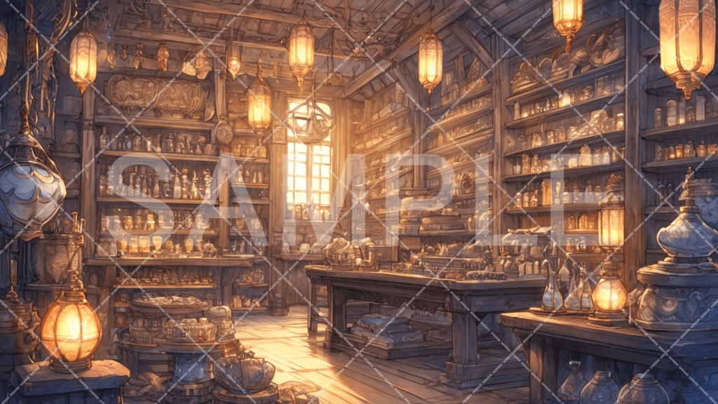 【背景素材】店3種［222］