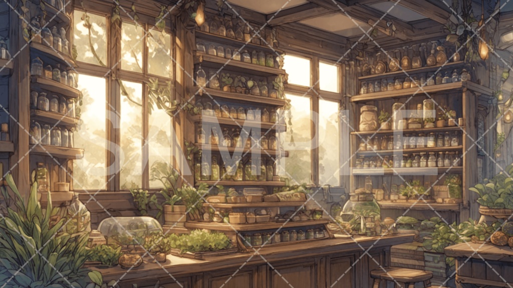 【背景素材】店3種［225］