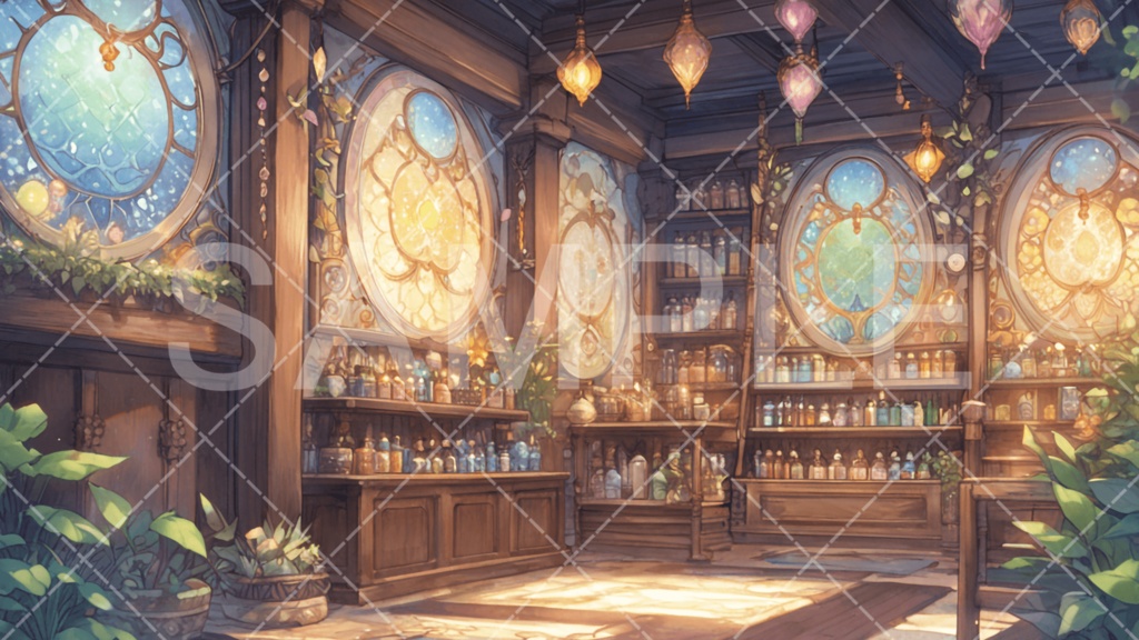 【背景素材】店3種［228］